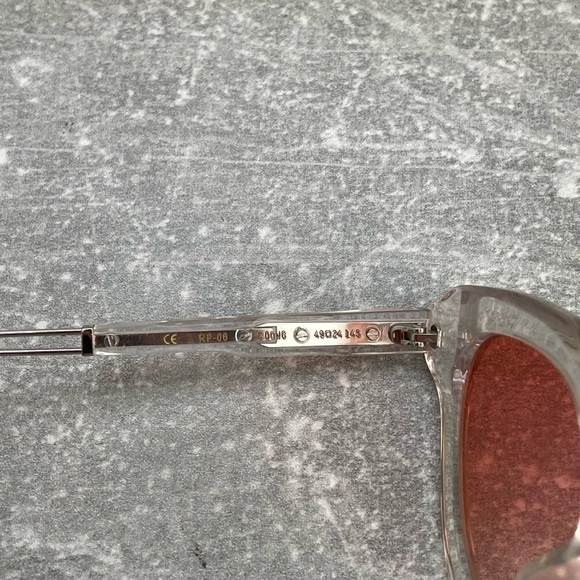 Projekt Produkt Crystal Clear Square Acetate Sunglasses - Picture 4 of 4